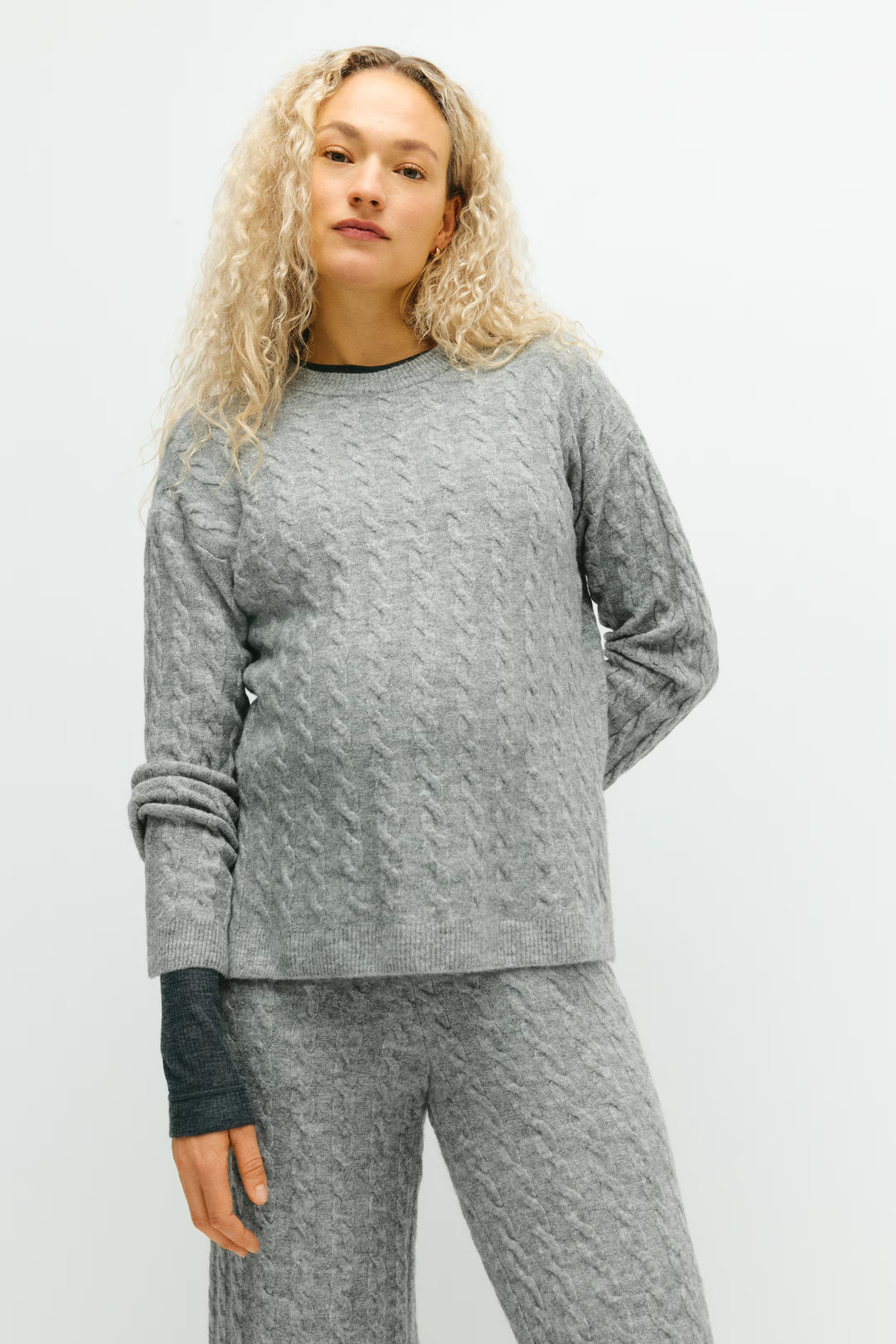 MAMA Cable-knit jumper | H&M (UK, MY, IN, SG, PH, TW, HK)