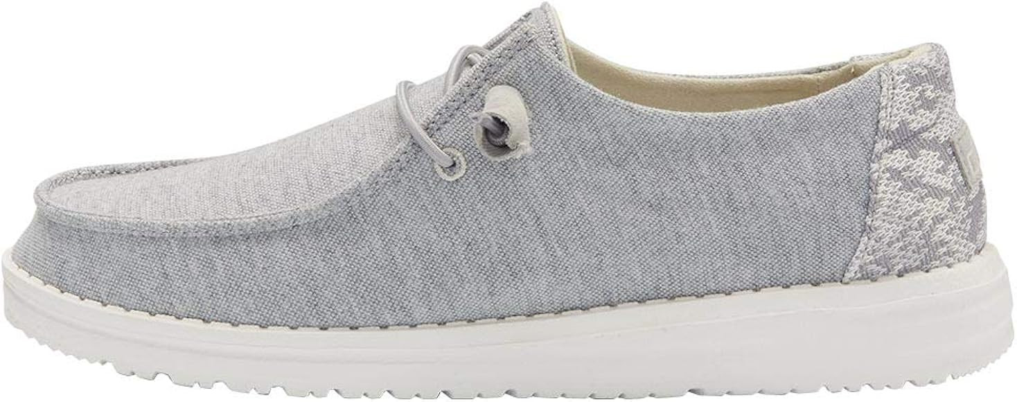 Hey Dude Women's Wendy Stretch Fleece Glacier Gray Size 11 | Women’s Shoes | Women’s Lace Up ... | Amazon (US)