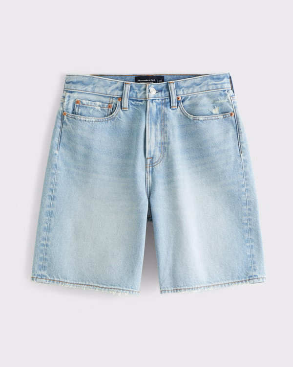 Baggy Denim Short | Abercrombie & Fitch (US)