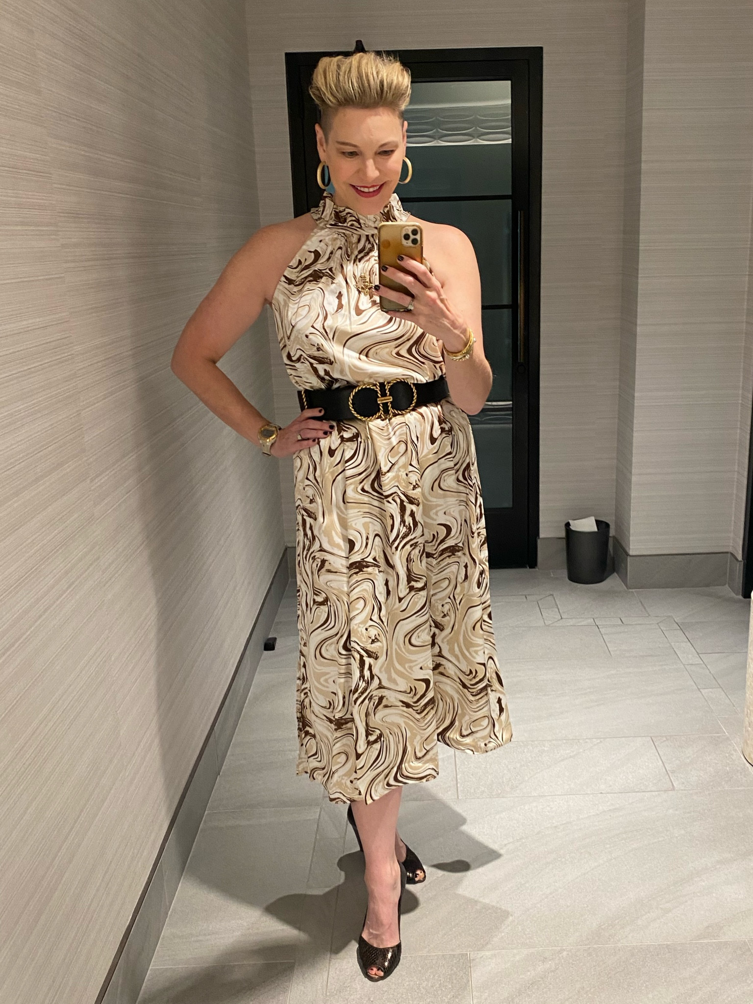 Easy date night dress or fall wedding dress at just $26. Dress also in other colors/patterns. True to size. I am in size large for reference and I am 5’10” and 180 pounds  

#LTKfindsunder50 #LTKSeasonal #LTKmidsize