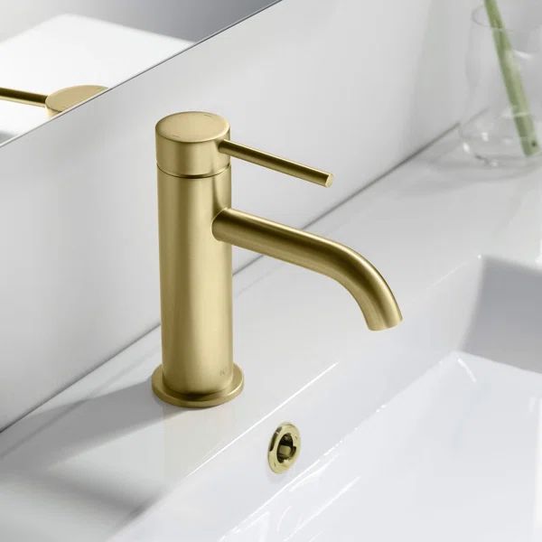 Circular Single Hole Faucet Single-handle Bathroom Faucet | Wayfair North America