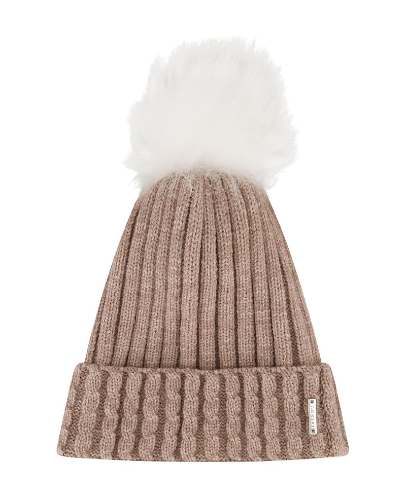 Gorski Knit Beanie with Toscana Lamb Pompom | Bloomingdale's (US)