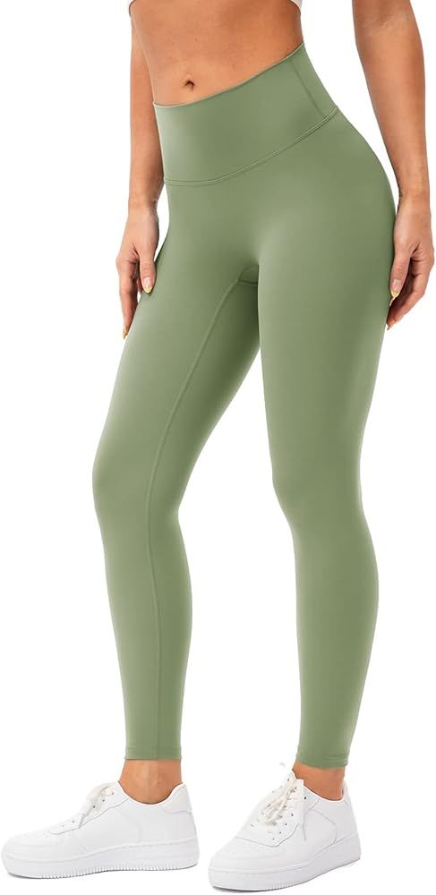 Lavento Women's All Day Soft Yoga Leggings No Front Seam - Buttery Soft Workout Active Legging for W | Amazon (US)
