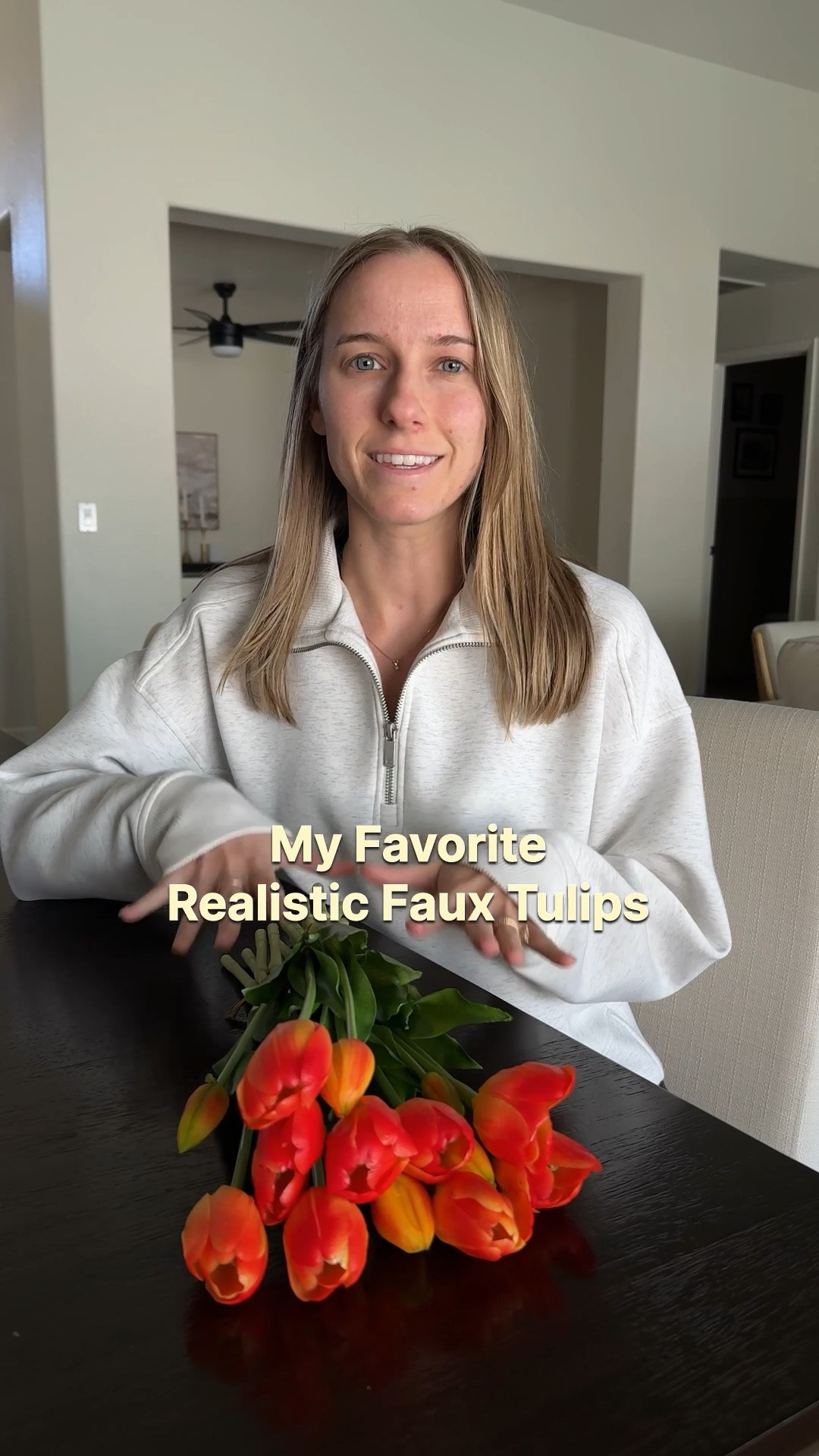My favorite realistic faux tulips on Amazon! Comes in a pack of 15 stems. 

The leaves and petals have such a realistic texture. I love styling these in a vase filled with water to look like a fresh bouquet! 

#LTKMothersDay #LTKHome #LTKSeasonal
