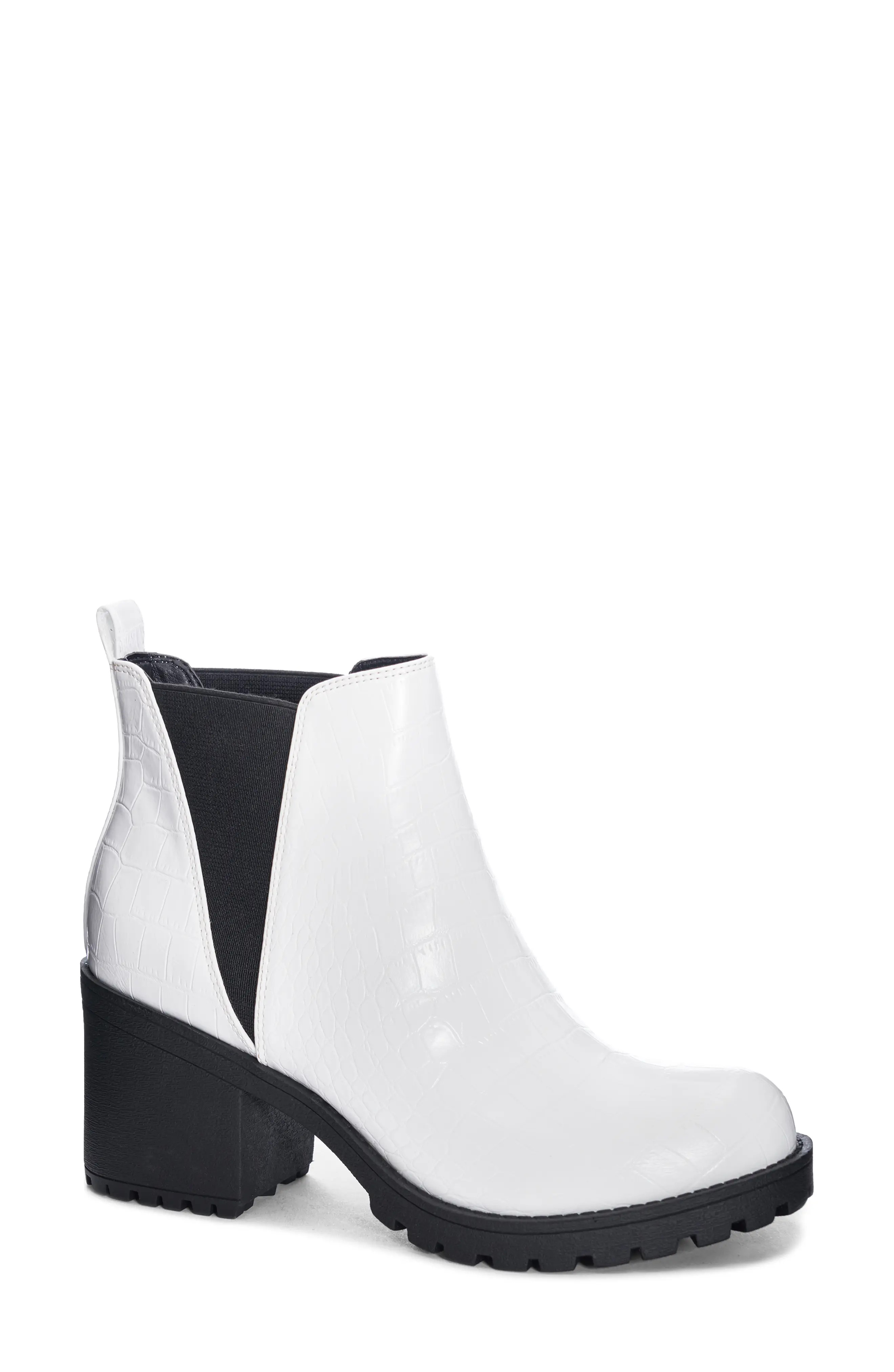 Women's Dirty Laundry Lisbon Chelsea Boot, Size 9 M - White | Nordstrom