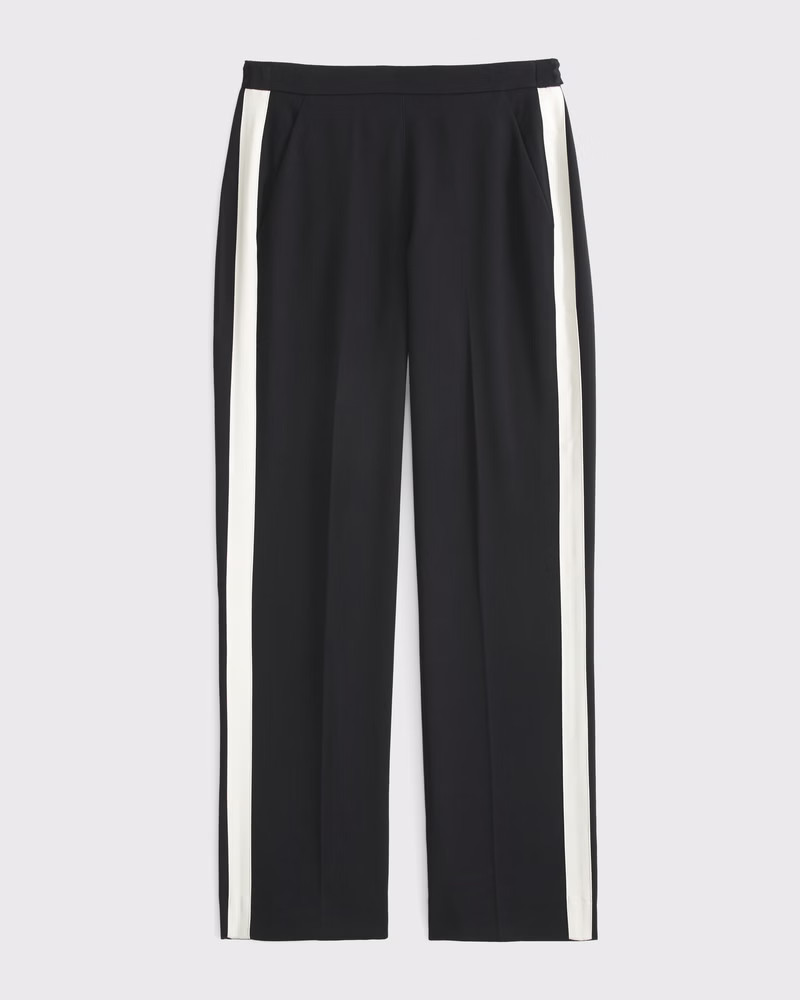 Side Stripe Pull-On Pant | Abercrombie & Fitch (US)