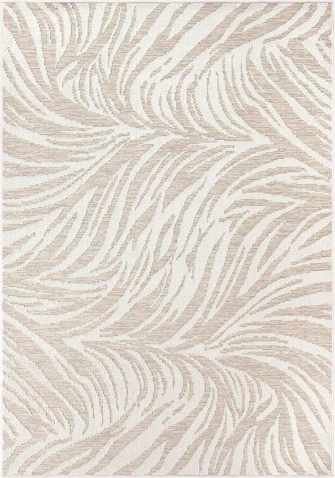 Simply Southern Cottage Southern Life - Cypress Natural Driftwood Reversible Area Rug in 5'3" X 7... | Amazon (US)