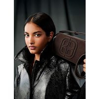 Perry Motif Chocolate Brown Bag, Chocolate | L.K. Bennett (UK)