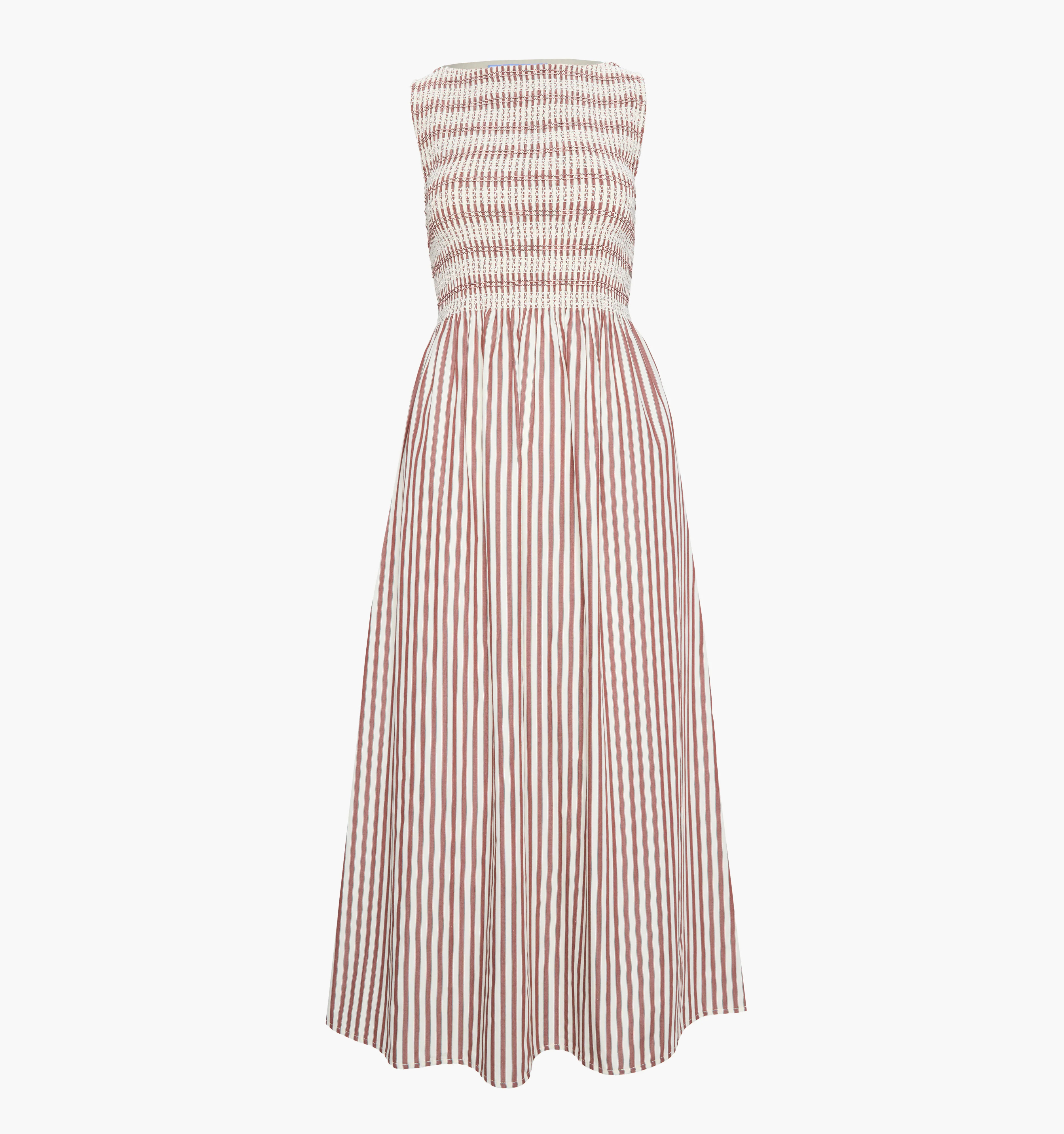 The Cosima Nap Dress | Rust Stripe / XXL | ® | 100% Cotton | Hill House Home | Hill House Home US