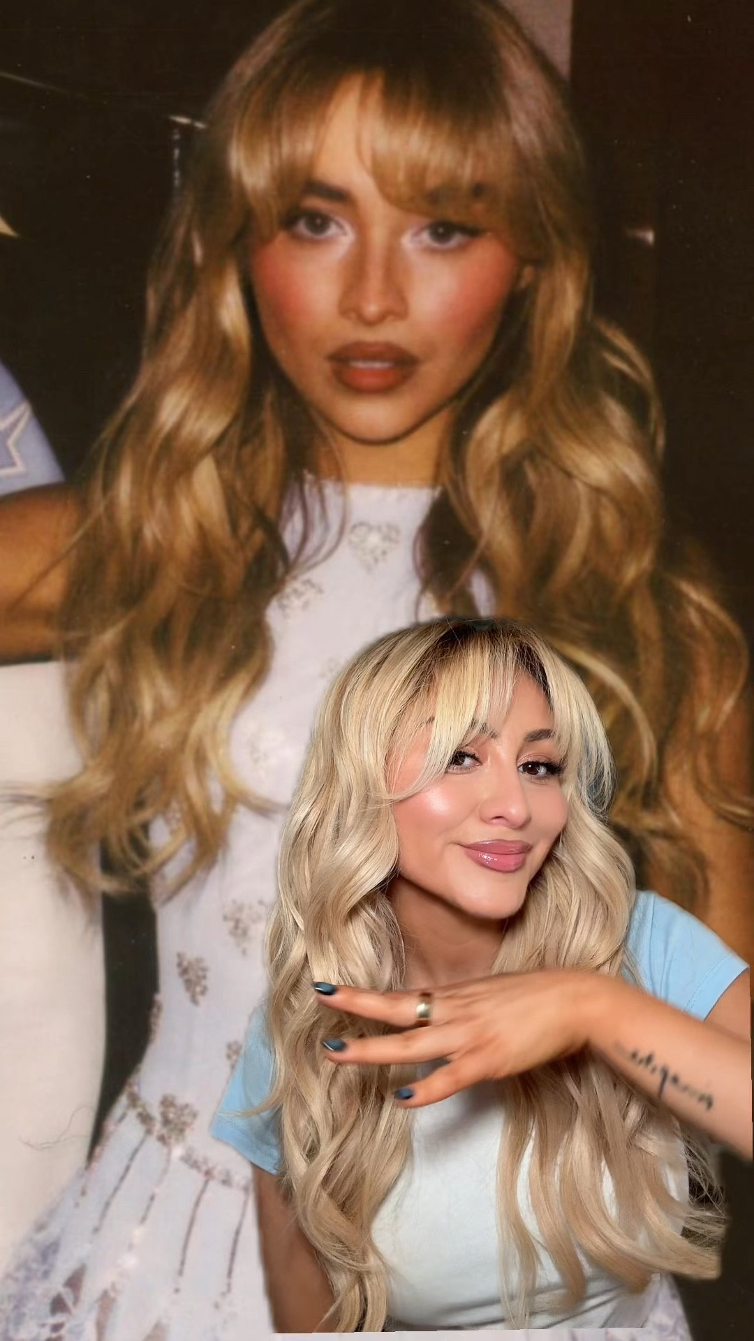 Sabrina carpenter hair tutorial #sabrinacarpenter #hairtutorial