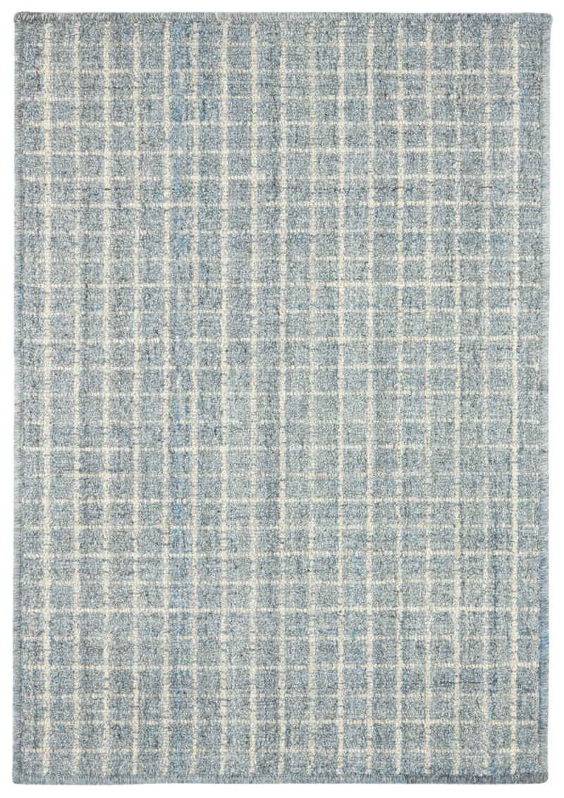 Conall Slate Hand Micro Hooked Wool Custom Rug | Annie Selke