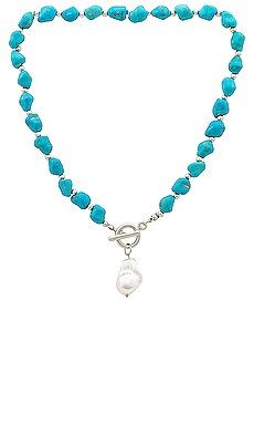 petit moments Blaze Necklace in Turquoise from Revolve.com | Revolve Clothing (Global)