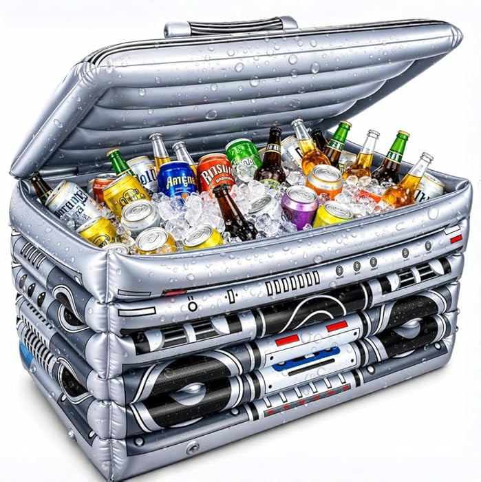 ArtCreativity 8" Inflatable Boom Box Cooler Decoration, 80s Party Decorations, Large Inflatable D... | Amazon (US)