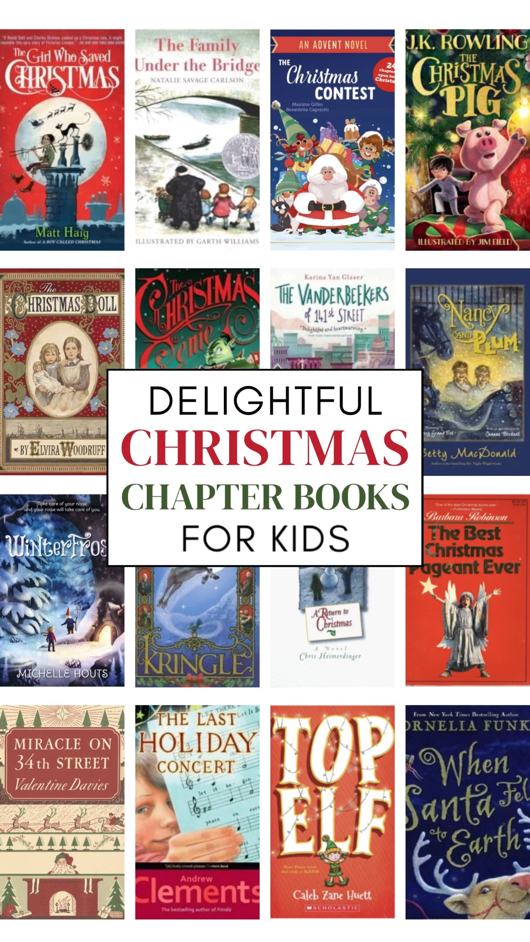 Looking for Christmas chapter books for your growing reader? I have more than 20 adorable, festive picks your kids will love - whether they are reading solo or you are cuddling up together!

#LTKKids #LTKHoliday