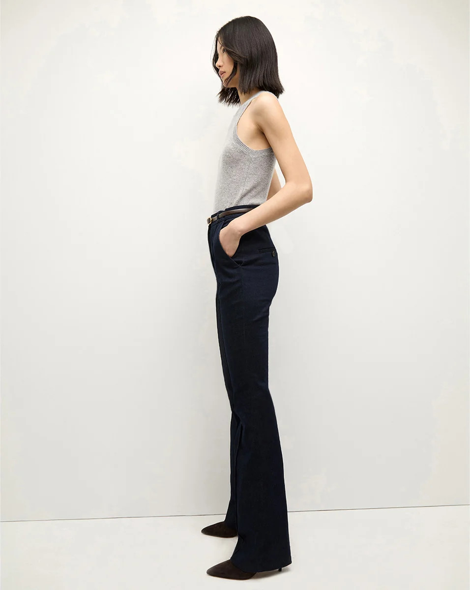 Jerrel Cashmere Tank Top in Heather Grey | Veronica Beard | Veronica Beard