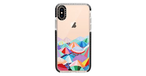 CASETiFY iPhone XS Case - Clear Beach Umbrellas by Ann Marie Coolick | Casetify