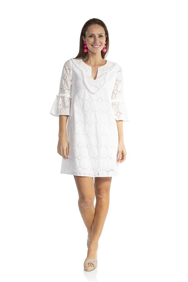 Long Sleeve Flare Fringe Tunic Dress | Sail to Sable