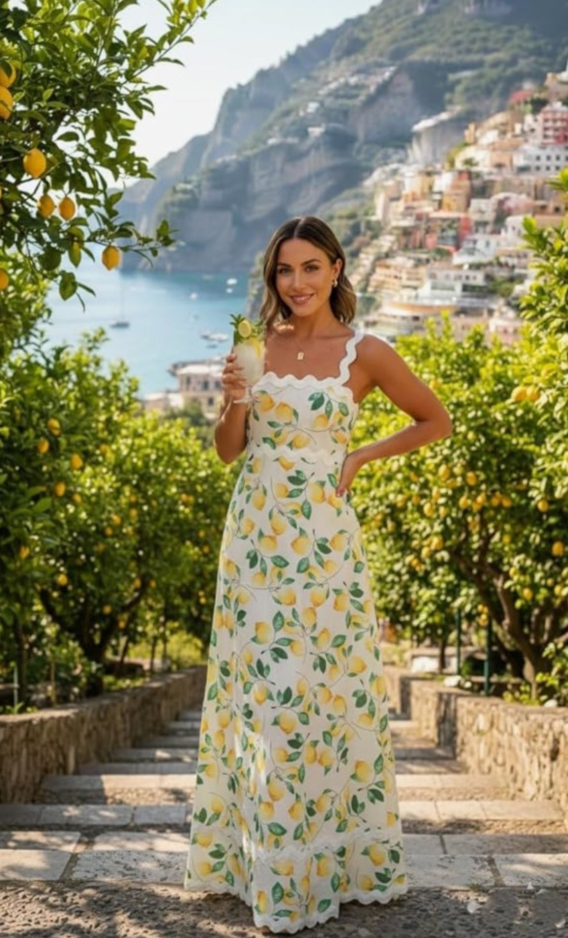 Find in my Aegean Escape Collection. 🍋🌊✨ This Lemon Print Maxi Dress feels like sunlit terraces and citrus in the air. Fresh, feminine, and effortlessly elegant.

Add to cart now and live your Mediterranean summer moment. ☀️🐚

#LTKU #LTKSeasonal #LTKMidsize