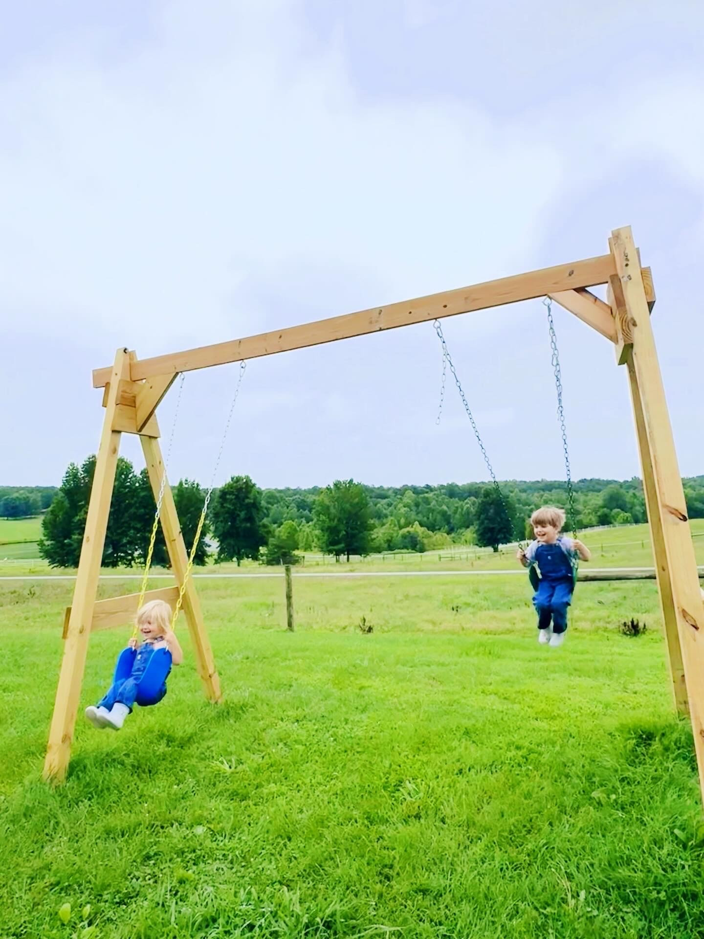 r a i n y   d a y   m e m o r i e s   out where the   g r e e n   g r a s s   g r o w s   ☔️🎞️🌳🌾👶🏼🚜🌼🌧️ #thesearethedays #rainydayexploring #rainydaysonthefarm #babiesandland #overallsandboots