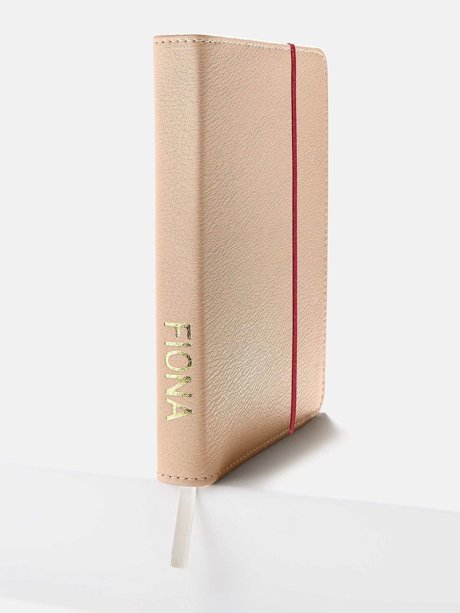 Custom Notebook - Tan/Pink | BaubleBar (US)