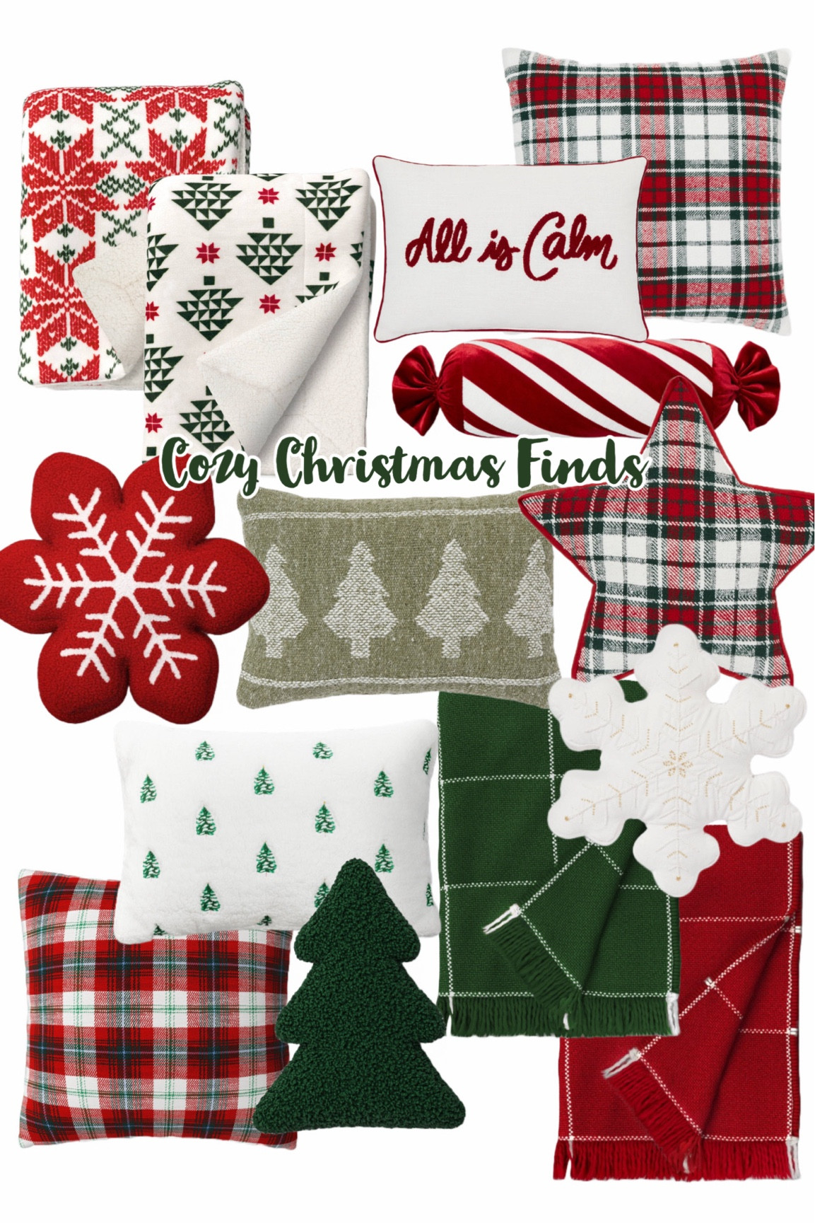 Cozy Christmas finds at target! Cozy Christmas throw pillows and blankets! Traditional Christmas. Christmas bedding. Christmas pillows. 

#LTKHome #LTKSeasonal #LTKHoliday