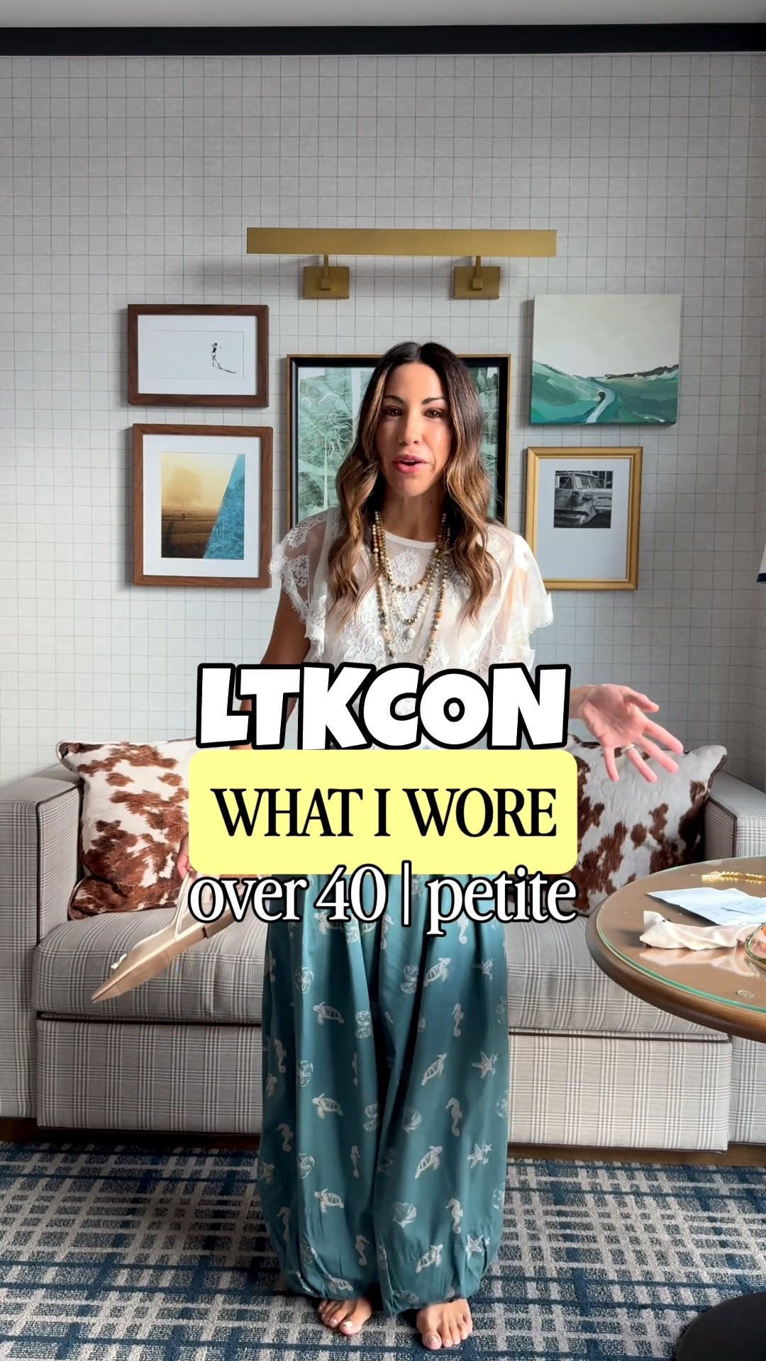 A lil delayed in my content🤪So sorry but I have a hard time posting in real time! Lots of outfits were worn for LTKCON but this was definitely a favorite from the trip! And it all on sale🙌 

Ps currently stuck at airport w/over a 4 hour delay. Send prayers! 

Xs balloon pants. Small lace top. Bracelets code HOUSEOFLEO20

#LTKCon

#LTKSaleAlert #LTKPetite