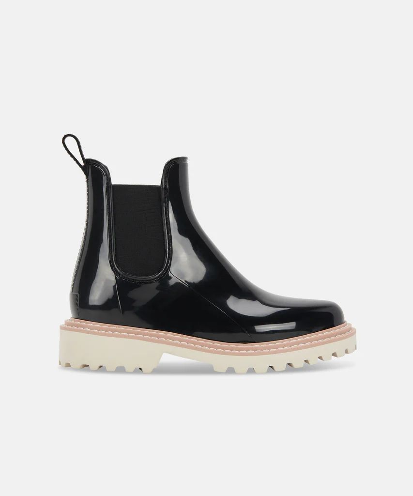 STORMY RAINBOOTS ONYX PATENT STELLA | DolceVita.com