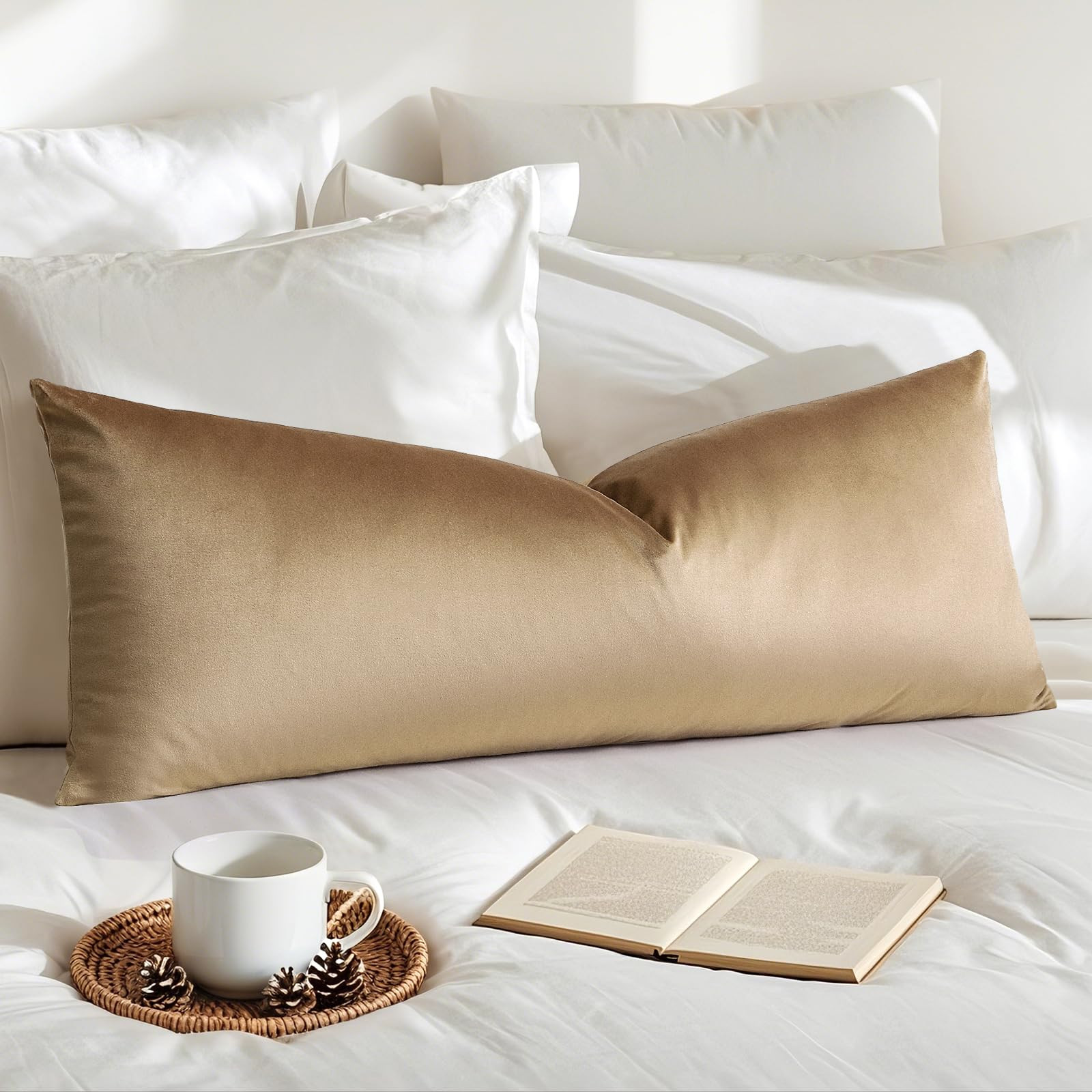 Artscope Luxury Velvet Lumbar Pillow Cover Super Soft Decorative Rectangle Pillowcases Soft Solid... | Amazon (US)