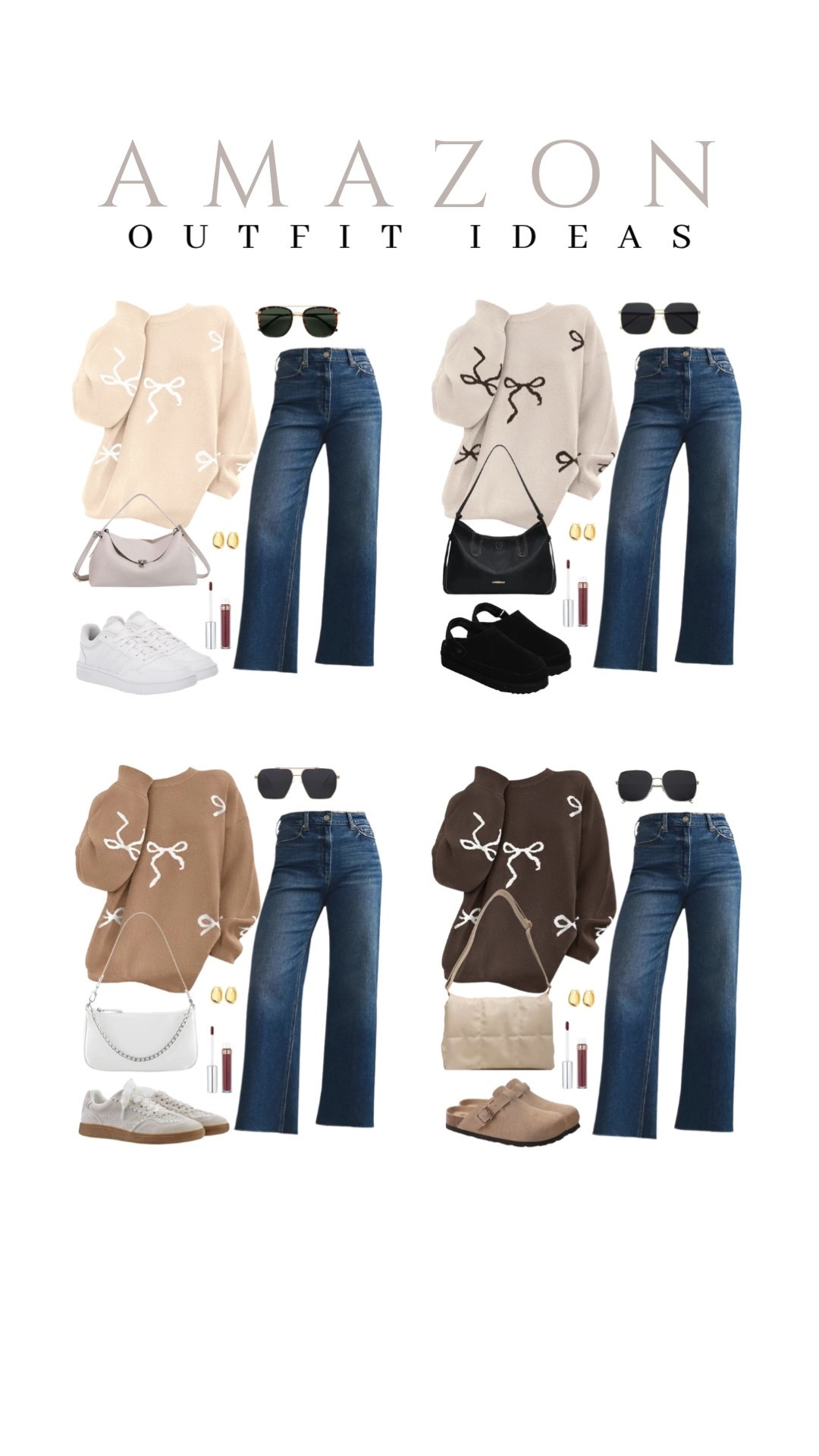 Different ways to style this trendy new sweater for cozy and easy outfits you will love!
anastasia beverly hills lipstick, square sunglasses, suede clogs,  beauty finds, affordable fashion, trendy look, viral products, casual outfit idea, how to style, ways to style, fall style, amazon fashion, affordable style, fall outfit idea

#LTKStyleTip #LTKU #LTKSeasonal