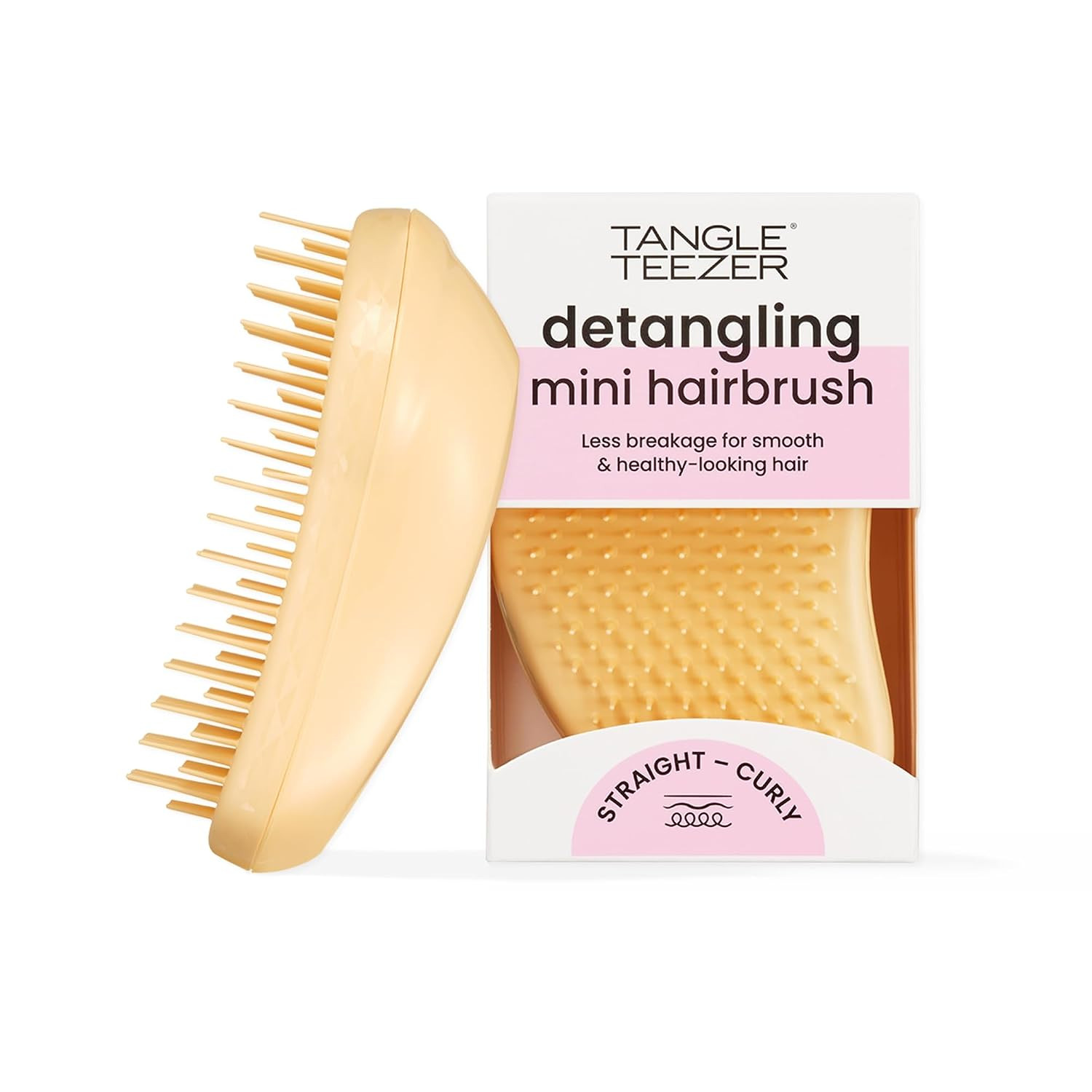Tangle Teezer Original Detangler Mini Hair Brush, Buttercup Yellow | Amazon (US)