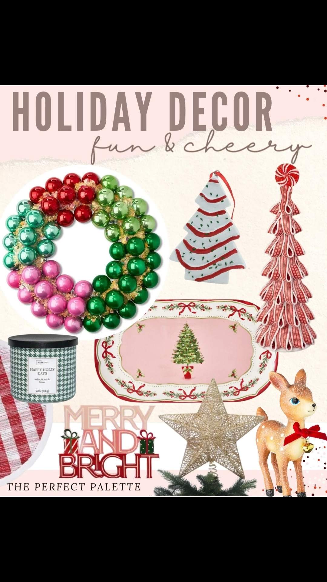 Christmas decor, Walmart Christmas decor, Christmas wreath, Walmart holiday decor, Walmart decor, Pottery Barn Holiday decor, Pottery Barn Christmas decor,

Holiday decor
Christmas home decor
Christmas decorations 
Festive decor 
Pink holiday decor 
Christmas centerpiece 
Christmas garland 
Holiday garland 
Holiday centerpiece  
Thyme & Table 
Thereshold

#LTKSeasonal #LTKHome #LTKmomlife
