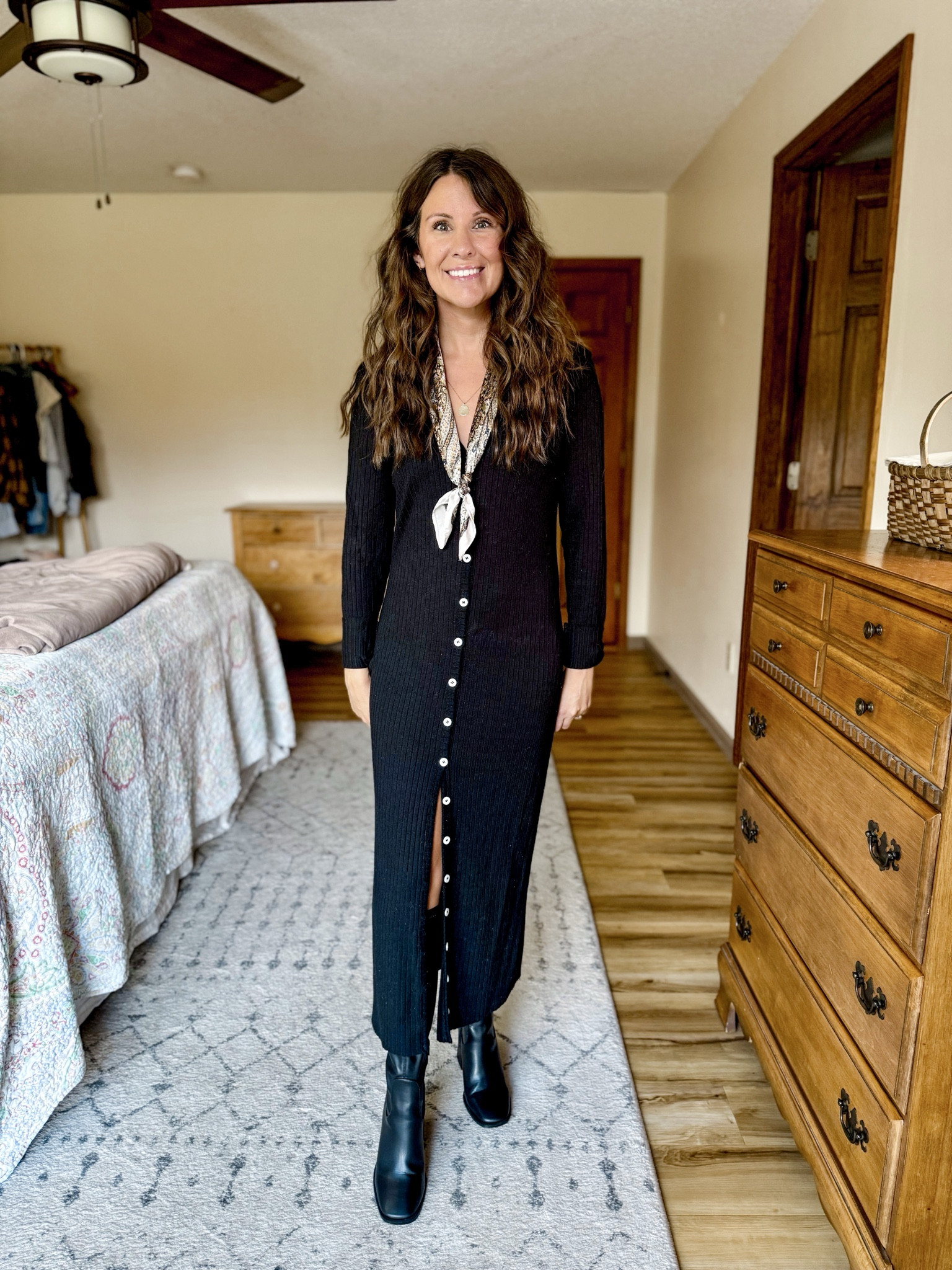 My dress is a few years old so I linked some similar ones. My scarf (and similar ones!) , jewelry, and boots are linked!

#LTKHoliday #LTKPetite #LTKFindsUnder50