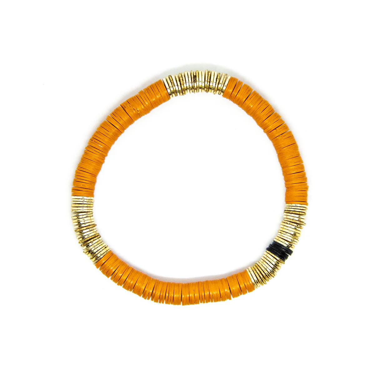 Orange Vinyl Bracelet 6mm | Allie + Bess