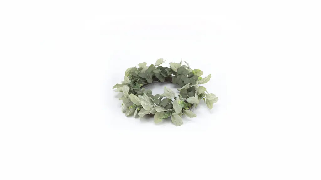 Mainstays , Corona Artificial de Hojas Perennes para Interiores de 18in, Color Verde, Plástico, ... | Walmart (US)