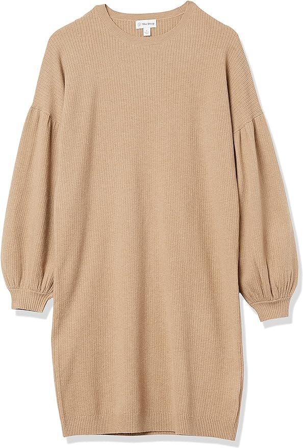 The Drop Women's Aiko Puff-Sleeve Sweater Dress | Amazon (US)
