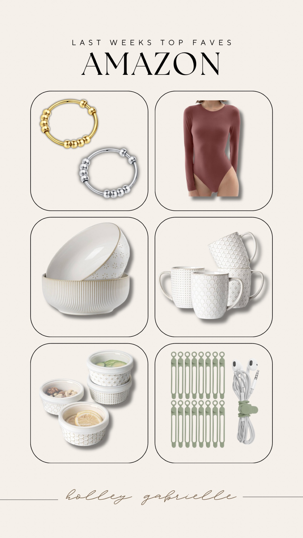 Top faves from amazon last week🤎🖇️

Amazon finds / dinnerware / organize / Pumiey bodysuit / Holley Gabrielle 

#LTKfindsunder50 #LTKhome #LTKfindsunder100