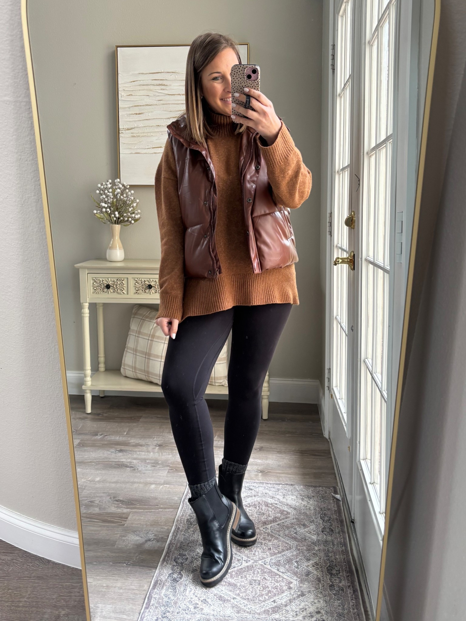 Elevated casual outfit- layered but comfy! 🤎

TTS- medium 

#LTKMidsize #LTKmomlife #LTKootd