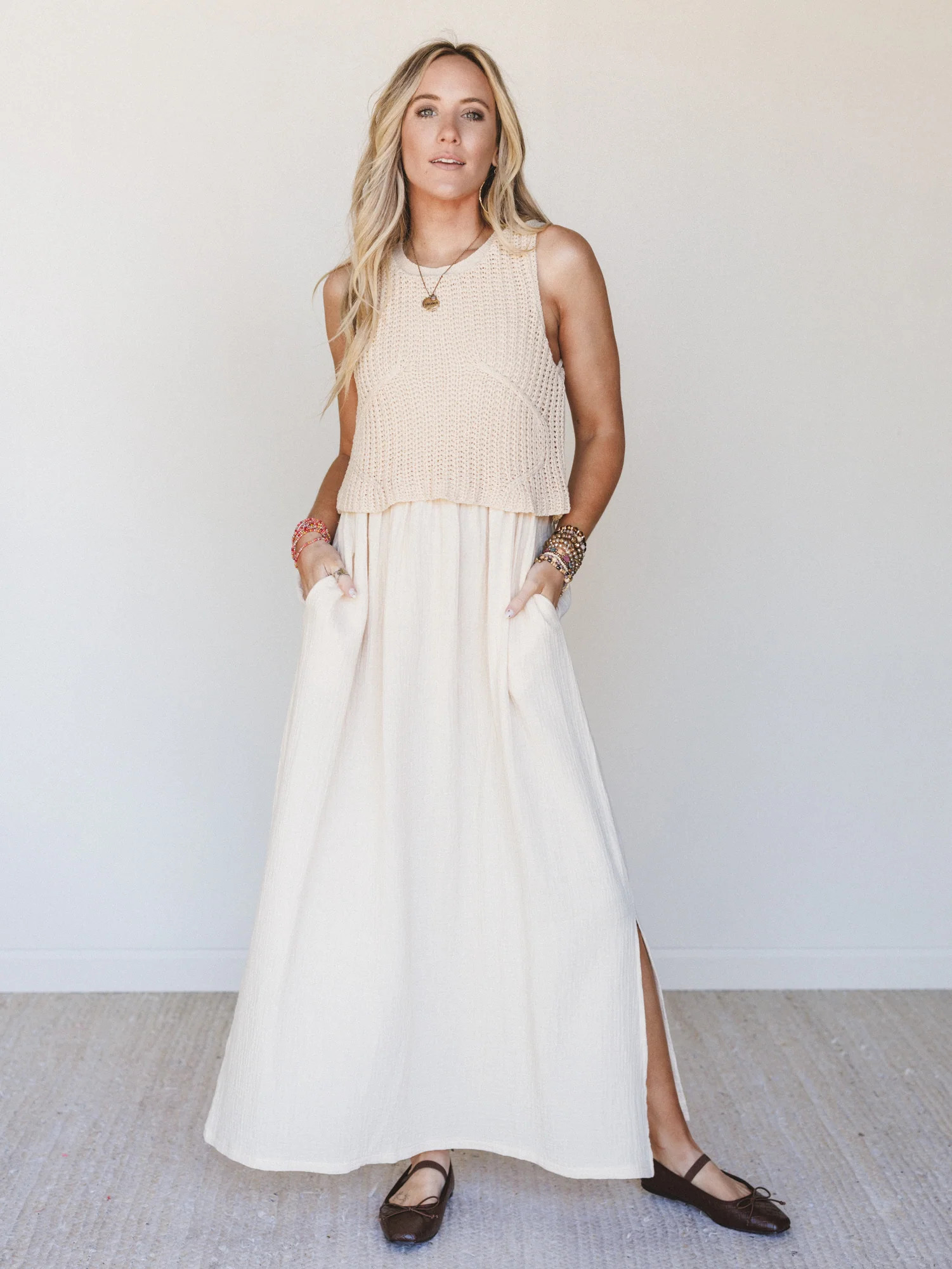 Nature Lover Dress - Natural | Three Bird Nest
