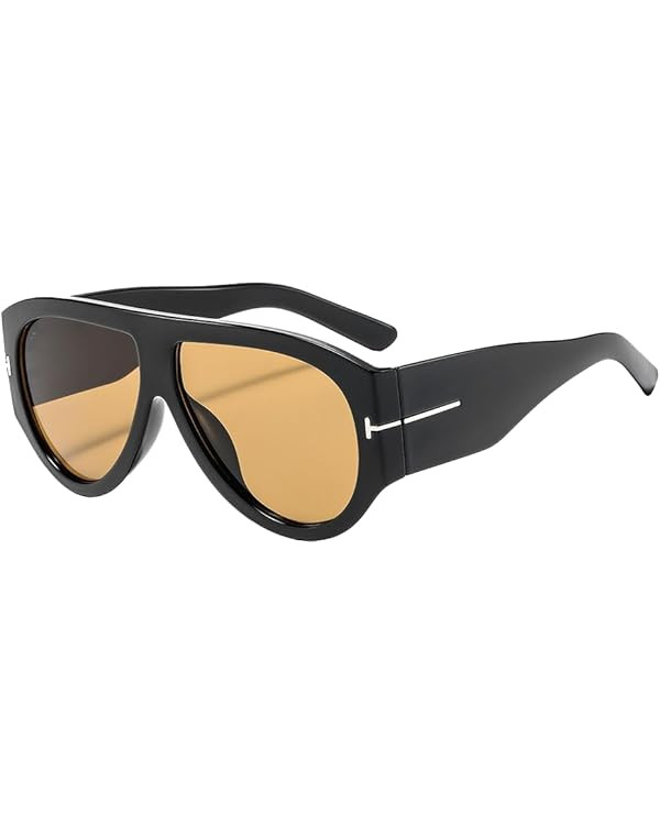 Vintage Oversized Sunglasses, Trendy Casual Sunglasses for Women & Men, Fashion Accessories for E... | Amazon (US)