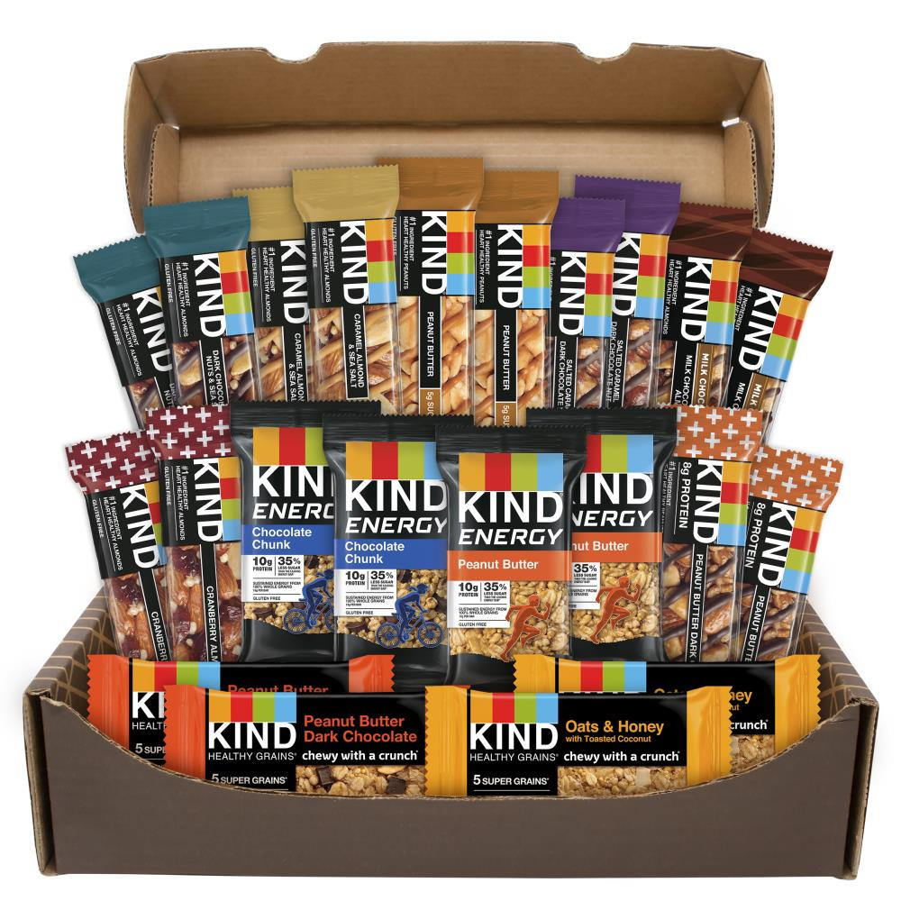 Snack Box Pros KIND Bars Favorites Snack Box - Assorted Granola Bars - 22 Bars - Perfect for Office, Meetings, Parties - Delicious Fruity Flavors | Lowe's