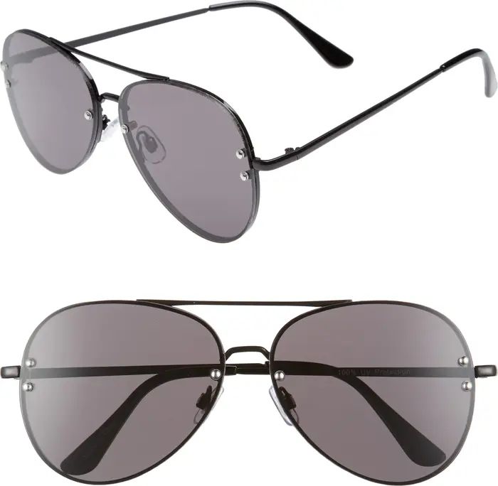 BP. 60mm Oversize Mirrored Aviator Sunglasses | Nordstrom | Nordstrom