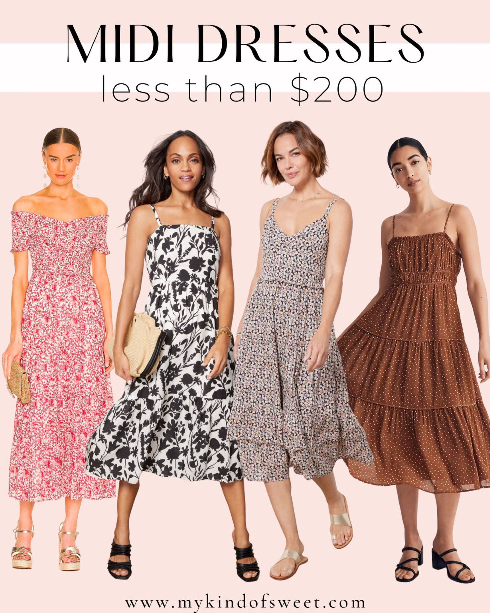 Midi dresses under $200 

#LTKSeasonal #LTKstyletip #LTKwedding
