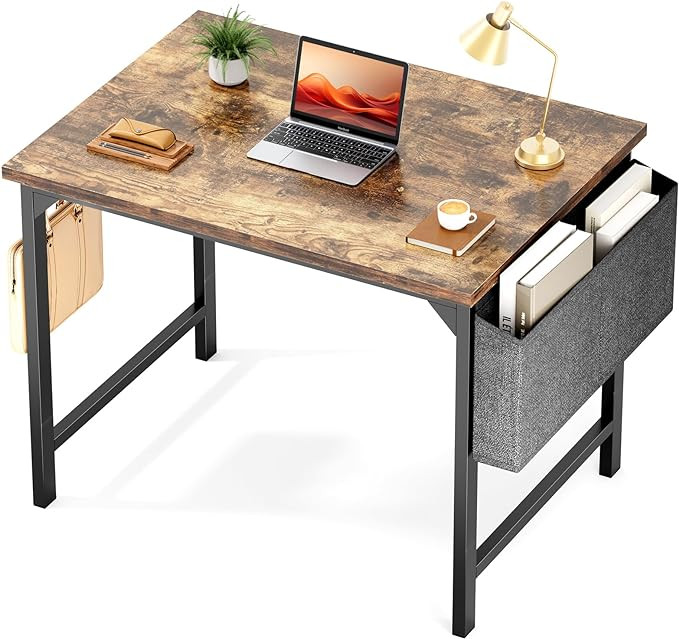STATESVILLE 32 inch Small Computer Desk Writing Study Work Office Table Modern Simple with Storag... | Amazon (US)