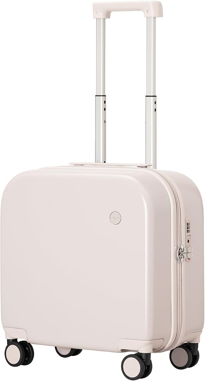 mixi Carry on Luggage, Suitcase with Spinner Wheels 16in Luggage Hardshell Lightweight Rolling Su... | Amazon (US)