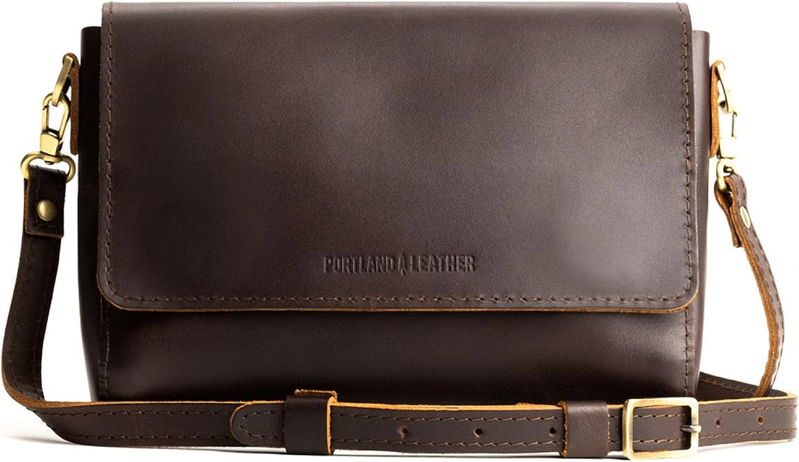 Portland Leather Goods Metro Crossbody Bag for Women - Full-Grain Hides | Amazon (US)