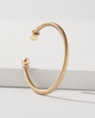 Gold Tone Cuff Bracelet | Chico's
