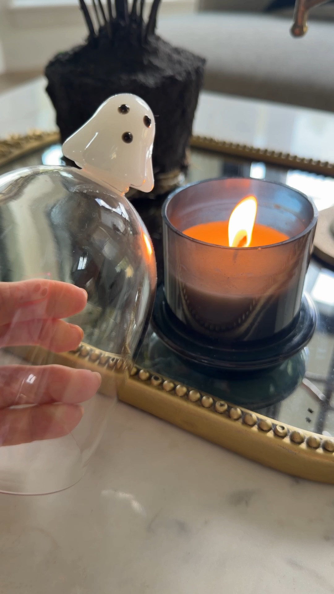 Ghost cloche and bat cloche candles on limited time sale @Anthropologie

#LTKOver40 #LTKHome #LTKSaleAlert