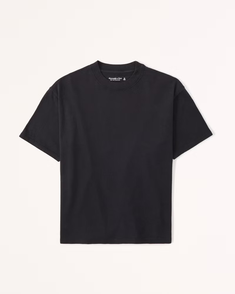 Abercrombie & Fitch Women's Essential Easy Tee in Black - Size XXS | Abercrombie & Fitch (US)