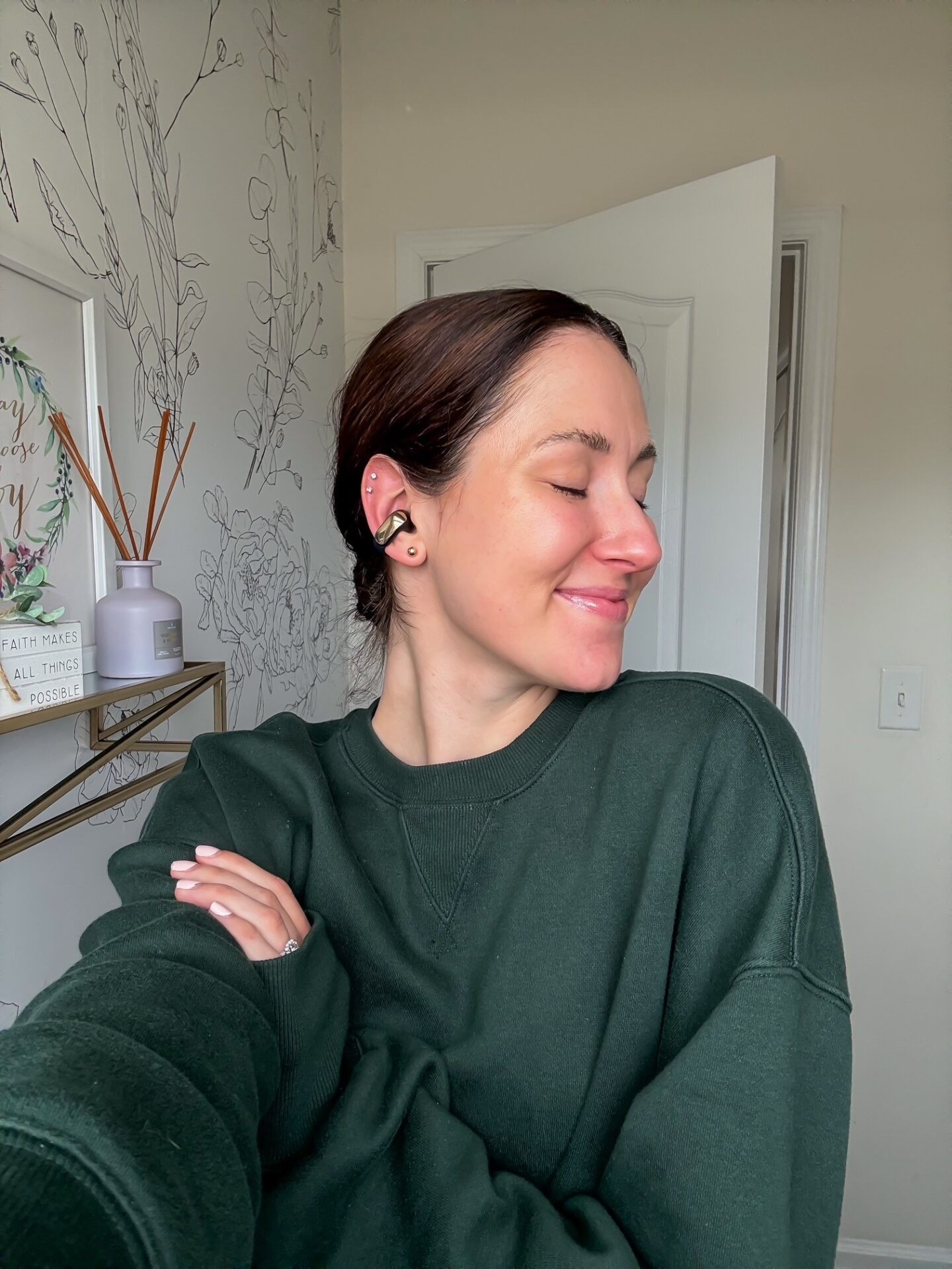 Bose Bluetooth Open Ear Earbuds with OpenAudio so you can hear your kids yell MOM for the 85th time 🤣

#LTKdayinmylife #LTKmomlife