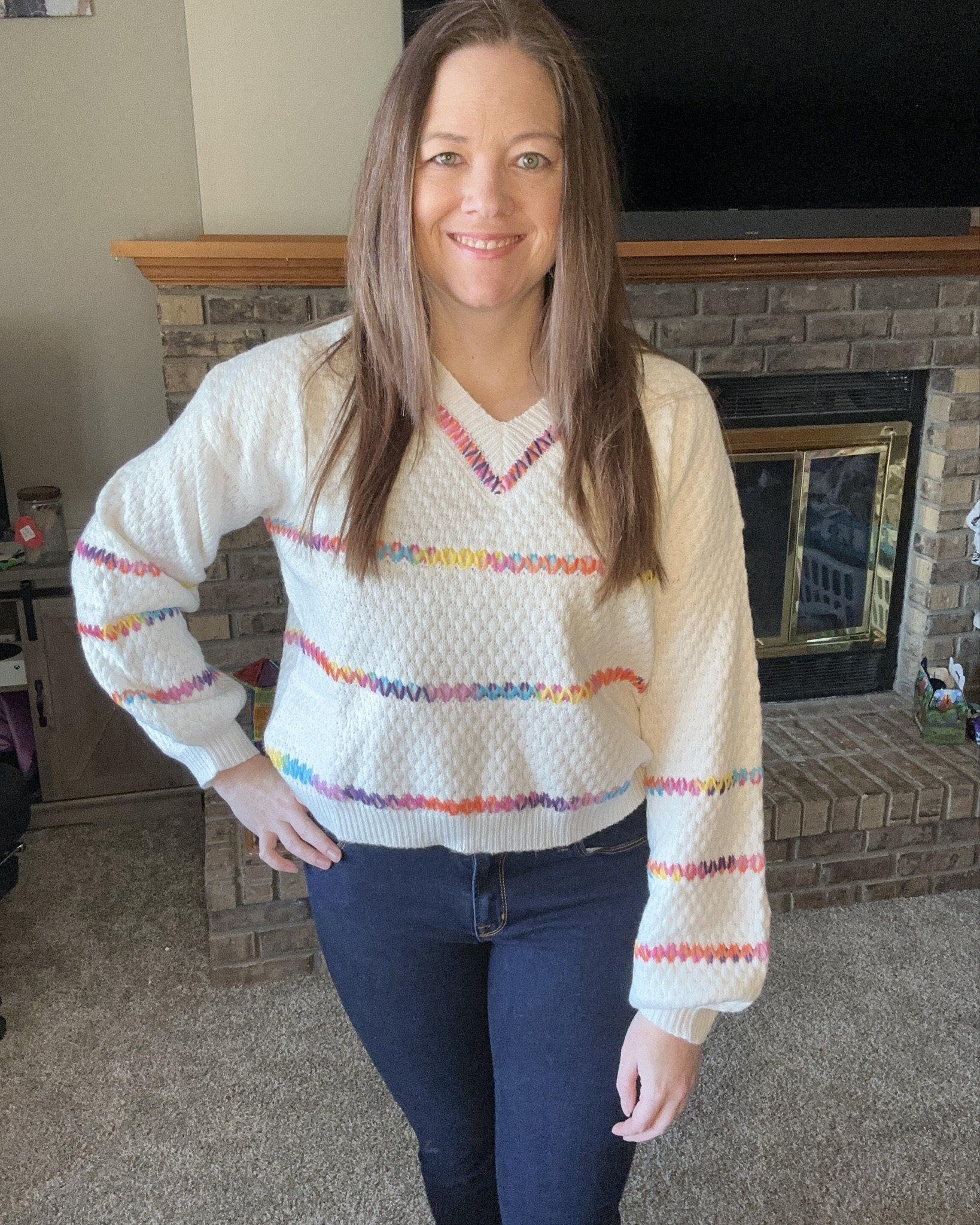 I did this because it looks like the sweater from a Sweet Magnolias episode!

#LTKFindsUnder50 #LTKStyleTip #LTKSeasonal